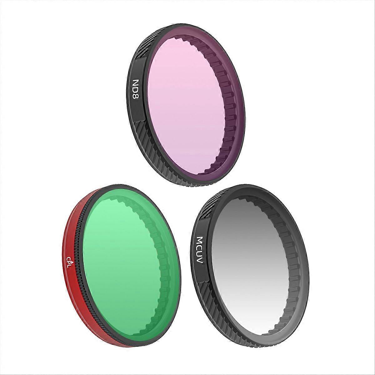 Lens Filter Set for Action Camera Accessories