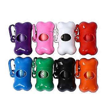 Pet Dog Bone Toilet Pickup with Garbage Bag Pickup Bag for Portable Outing (8 Pieces, Color As Pictu-XY