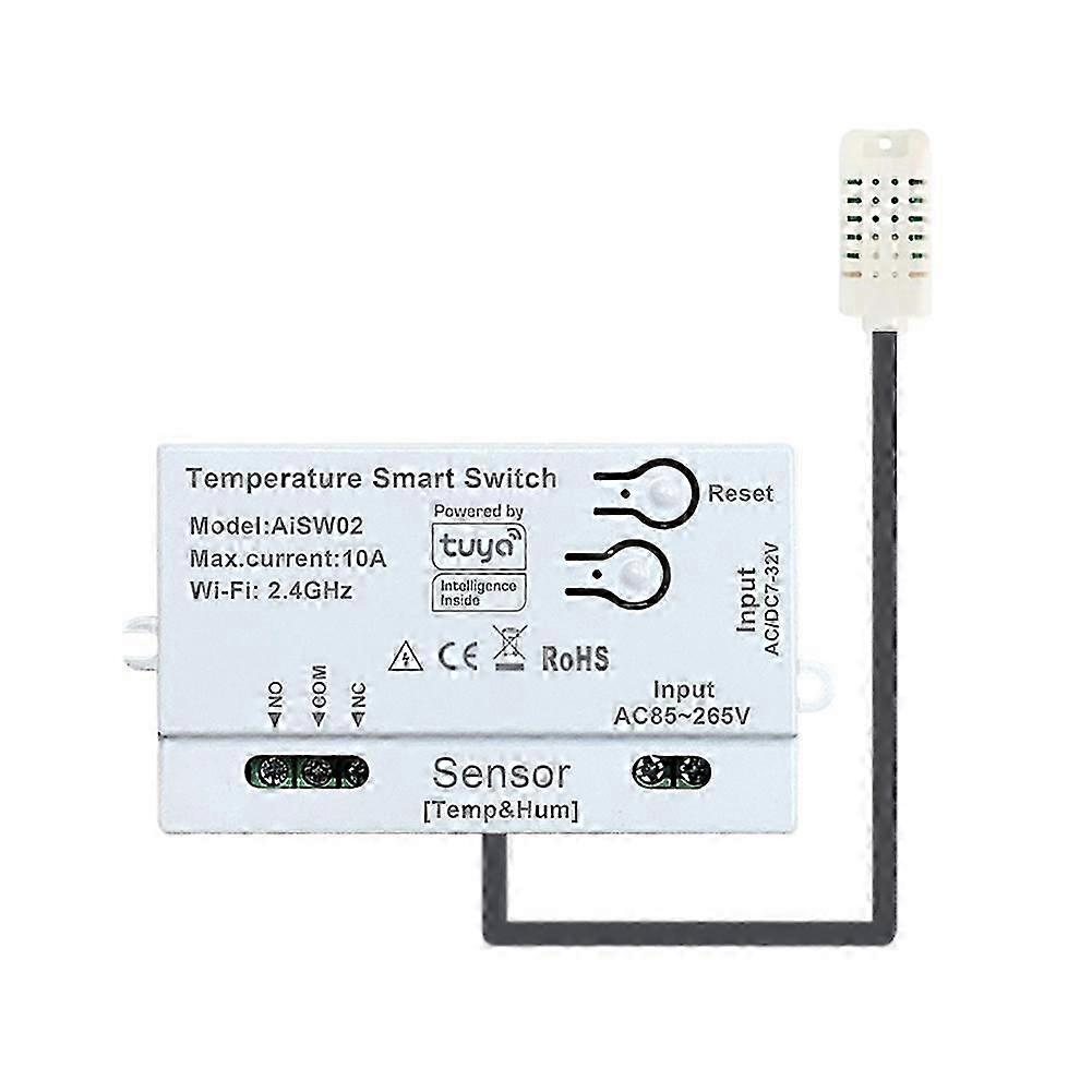 Tuya Temperature Humidity Switch Sensor WiFi Temperature Humidity Switch Sensor with Temperature and Humidity Probe