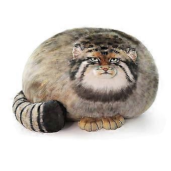 Pallas Cat Plush Pillow, Cute Steppe Cat Stuffed Animal Soft Plushies