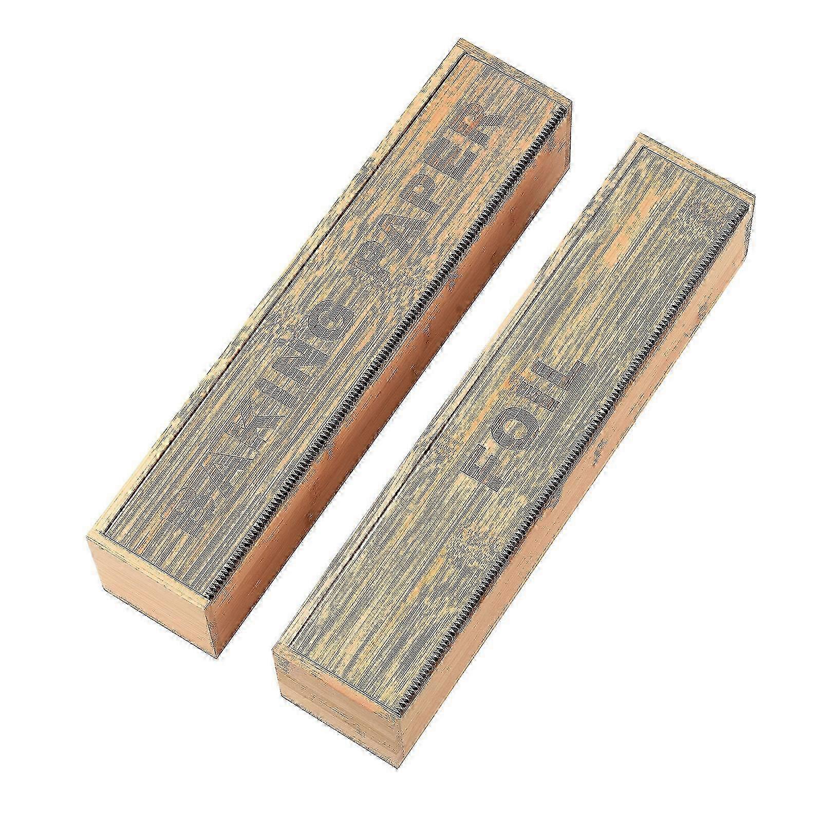 Two-piece Bamboo Wrap Dispenser for Effortless Cutting