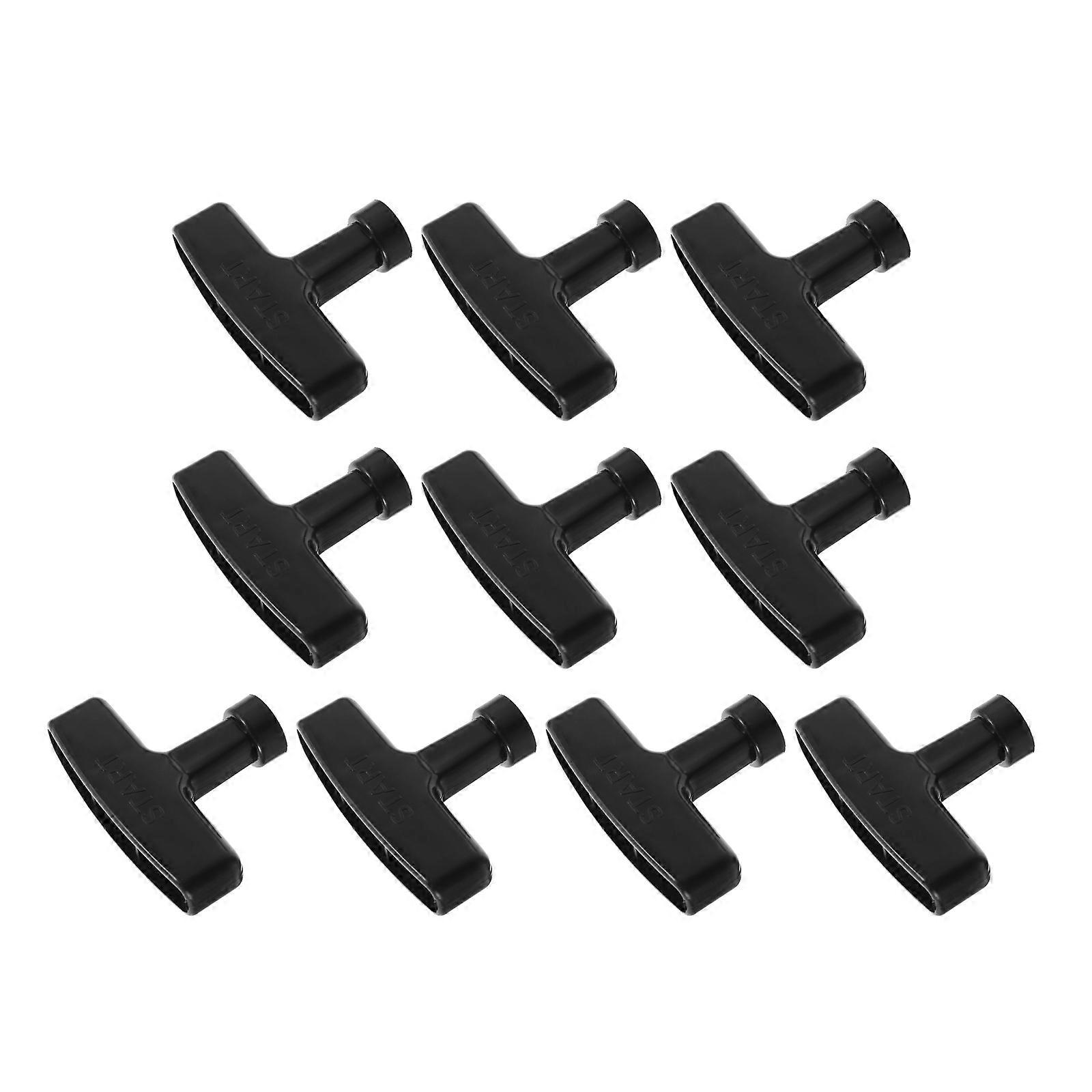 10pcs Pulling Starter Handle Replacement Starter Handle Engine Starter Handle Small Gasoline Engine Accessories Compatible With Gx160