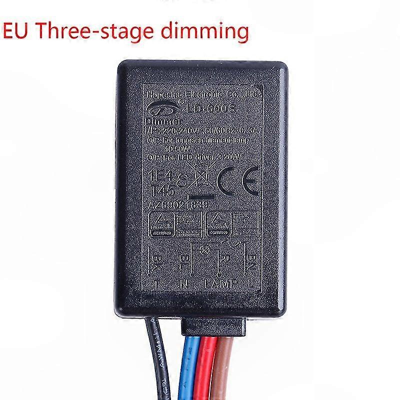 3-Way Touch Dimmer Switch with On/Off Function for US/EU Standards