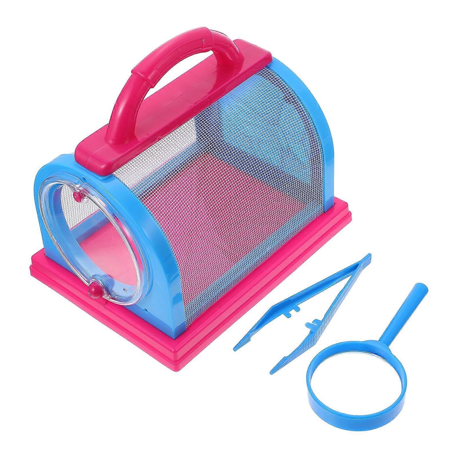 Insect Observation Cage Plastic Box for Storage Use 1Set Assorted Color
