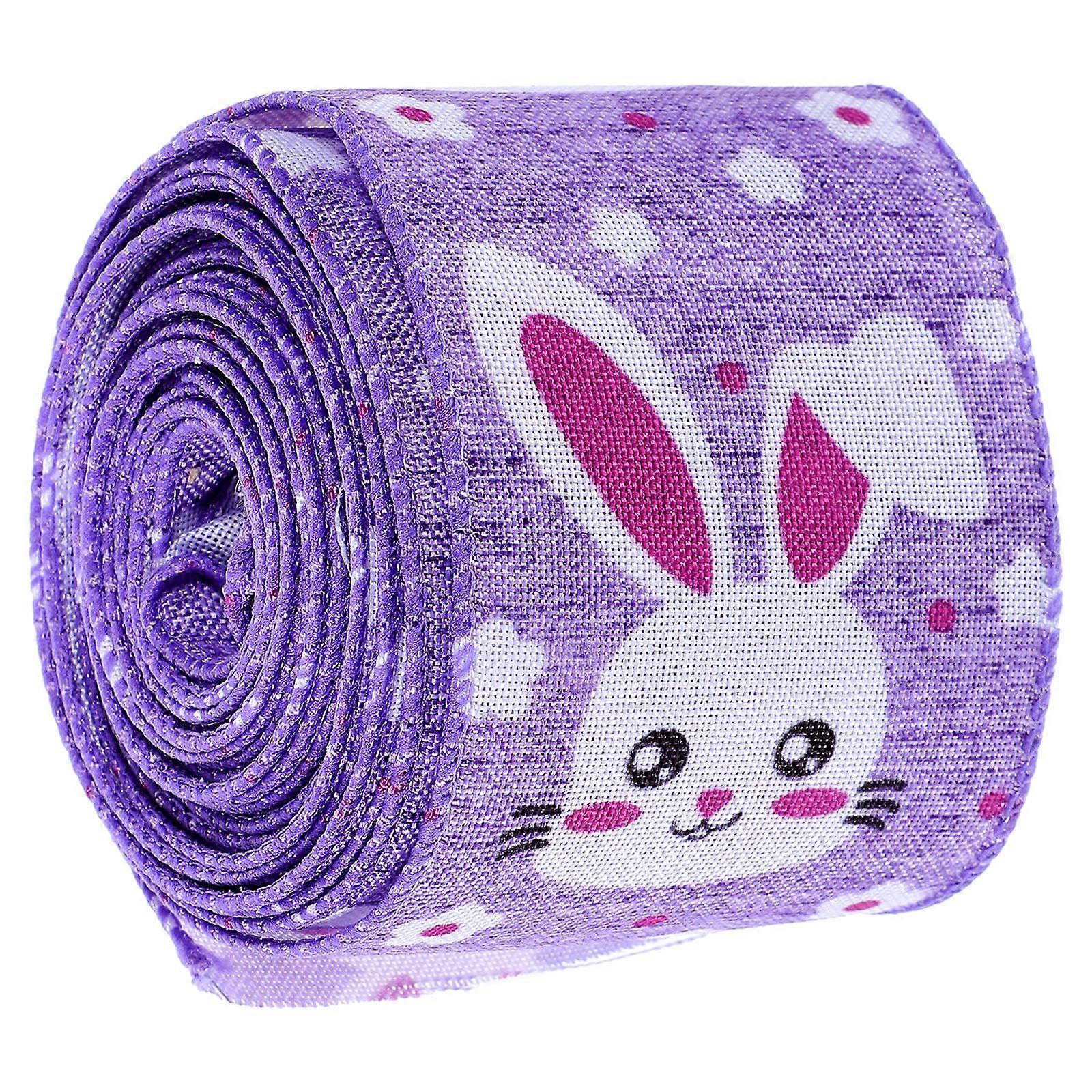Gift Wrapping Ribbons Wired Edge Ribbon for Easter Crafts 1 Roll