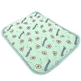 Pet Sleeping Cooling Pad For Cats And Dogs With Avocado Design Ideal For Home Car Outdoor 1Set
