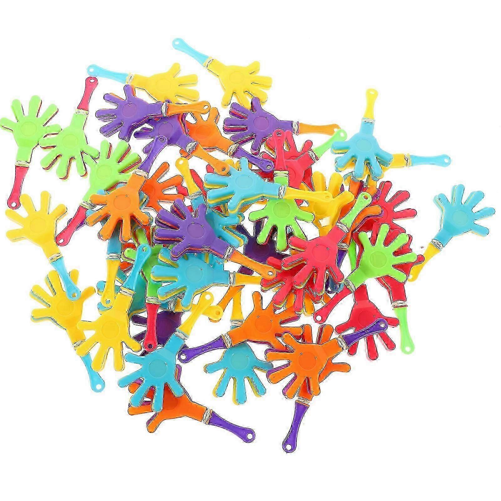 Plastic Noise Maker Hand Clappers for Party Fun 100Pcs Set