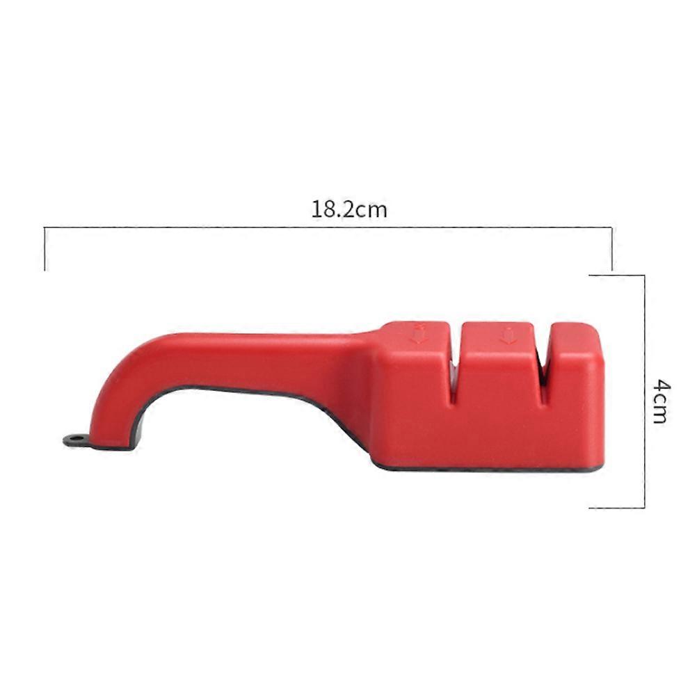 Sharpener Kitchen Two Groove Square Head Cutter Sharpening Tool 1Pcs