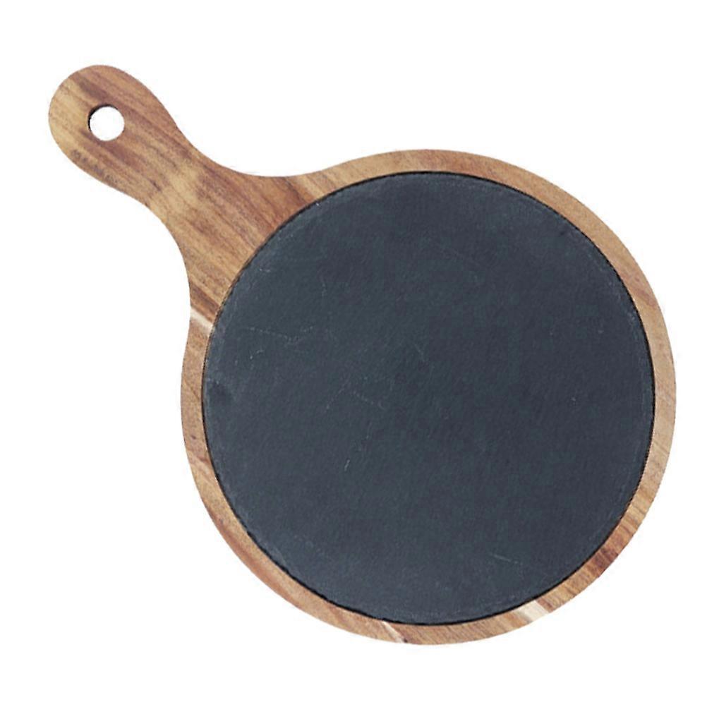 Wood Steak Serving Plate for Kitchen Use Assorted Color 1Pcs