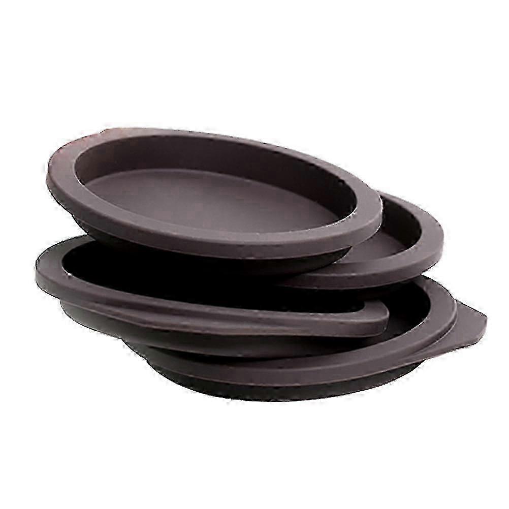 Silicone Baking Pan Set 3Pcs Round Shape Bakeware 4 Inches For Baking Use