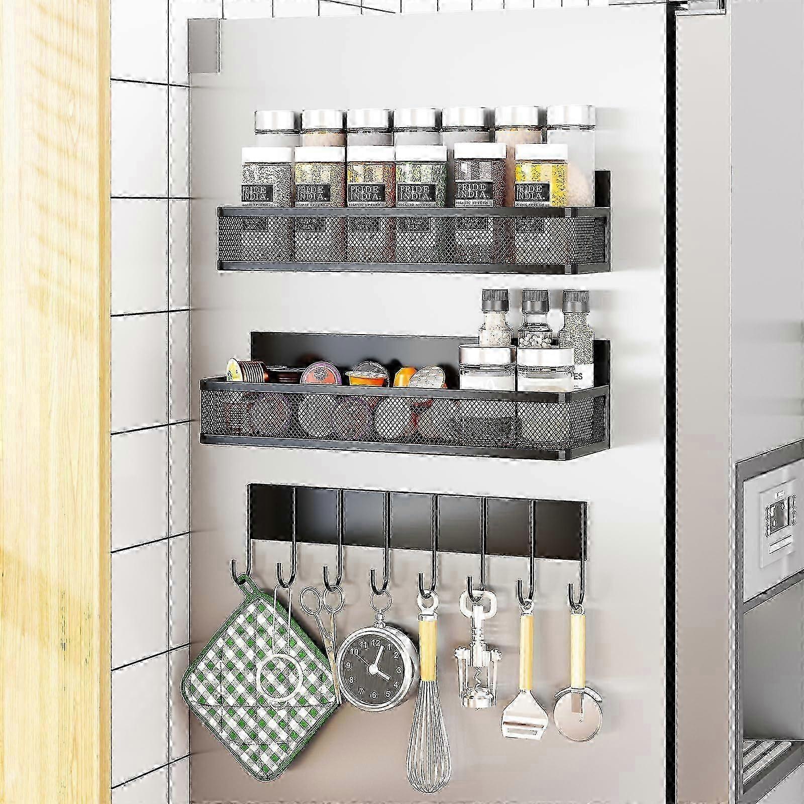 1 4-layer acrylic spice storage box, expandable