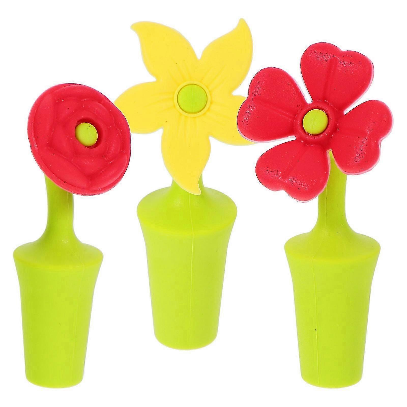 Silicone Reusable Cap 3Pcs for Bottles