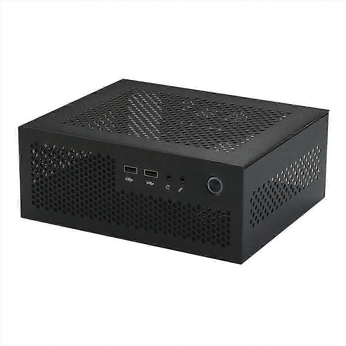 A09 HTPC Computer Case Mini ITX Gaming PC Chassis Desktop Chassis USB2.0 Computer Case Home Computer