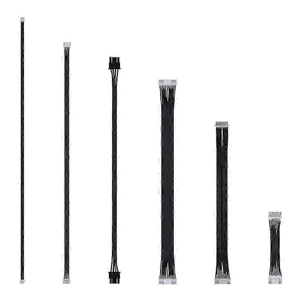 6PCS compatible with Bambu Lab AMS 2 Pro 6 in 1 Cable Pack Cable 3D Printer Accessories compatible with Bambu AMS2 Pro
