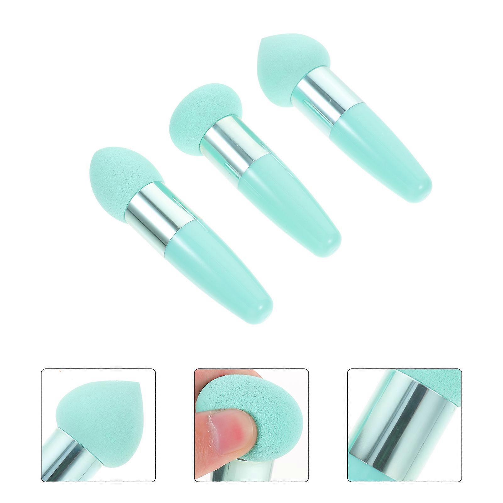 Portable Makeup Sponge Brush Foundation for Makeup Use 3Pcs Set