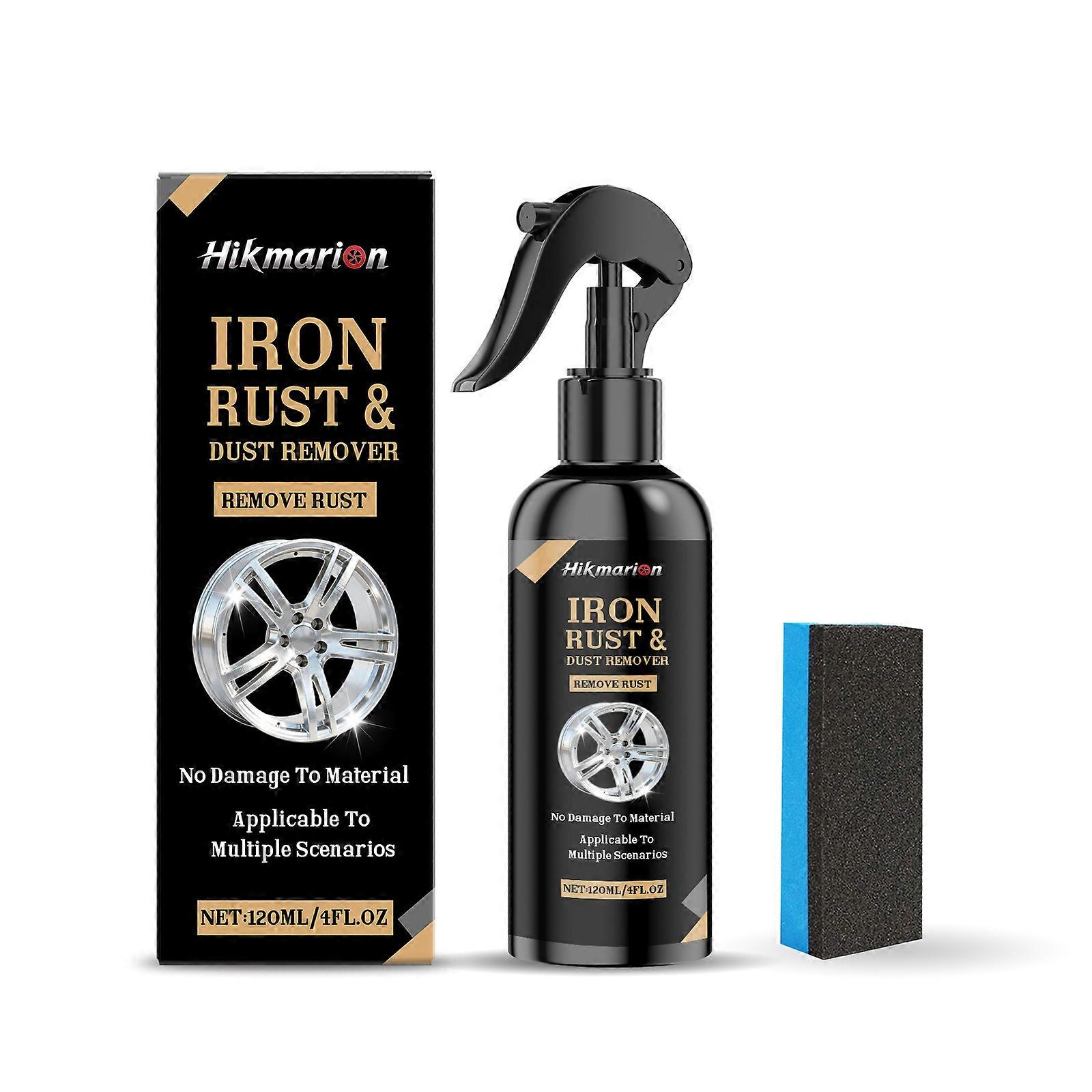 Détachant de rouille spray mise à niveau Décapant de rouille pour métal Nettoyant de teinture de fer puissant pour plusieurs surfaces