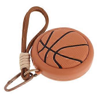 Basketball Shape Purse - Wallet Organizer - Coin Pouch Keychain Case for Girls and Boys - Earplugs Earbuds Earphone Case for Sports Party Favors