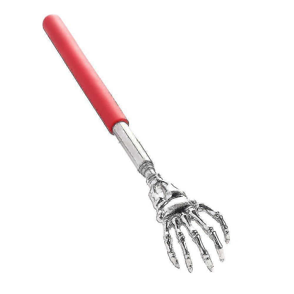 Telescopic Back Scratcher Portable Extendable Massager - Skeleton Hand Design
