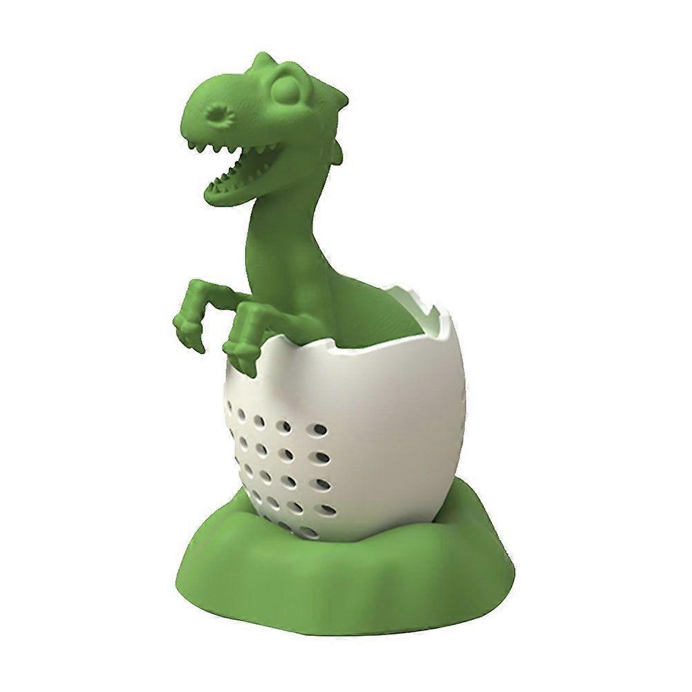 Hatched Dinosaur Silicone Tea Infuser Leaf Strainer Filter Diffuser Drink Tool