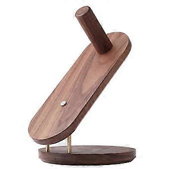 Wall Mount Hair Dryer Holder | Wooden Hair Dryer Storage Rack for Bathroom