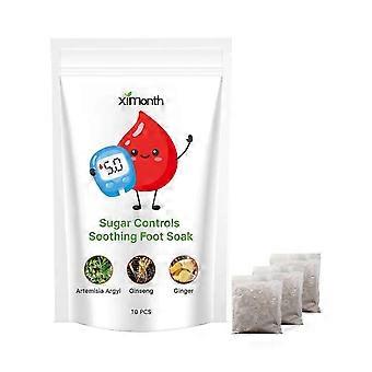 Ximonth Tangshu Foot Soak Pack - Relieves Body Discomfort, Tangshu Damp-Dispelling Mugwort And Ginger Foot Soak Pack
