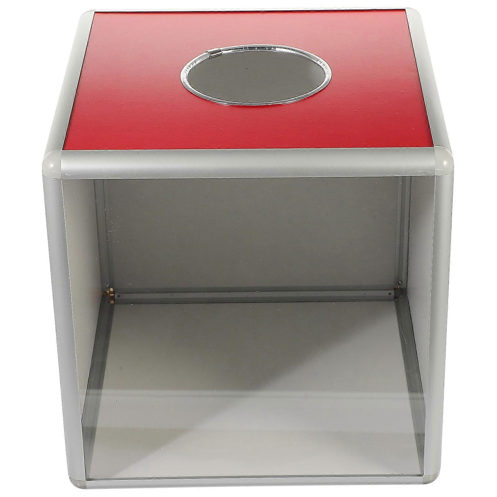 Multi-function Ballot Box Transparent Donation Box Meeting Lottery Box Raffle Accessory
