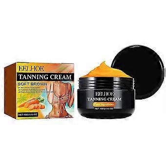Moisturizing Self Tanning Cream for Natural Golden Brown Tan, Safe and Easy to Use at Home for All Skin Types