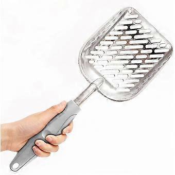Metal Cat Litter Shovel, Aluminum Alloy Litter Shovels With Rubber Handle For Pets Durable Pet Sifting Shovel