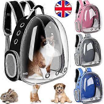 Transparent Pet Carrier Backpack - Astronaut Window, Breathable Space Capsule for Cats and Small Dogs, Travel and Hiking
