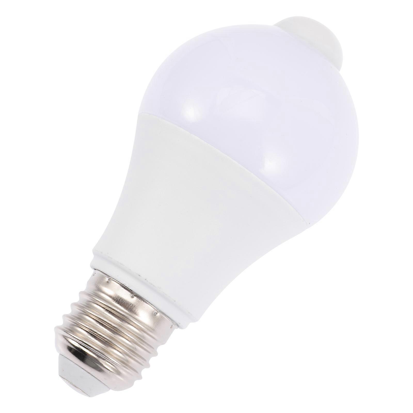 LED Sensor Light Bulb 7W Sensor Lamp Bulb E27 Screw Base Sensor Light Bulb