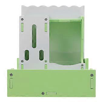 Hamster Feeder 3 in 1 Water Bottle Holder for Pet Use Green
