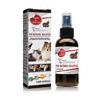 Reinigingsspray voor huisdiertanden, kat en hond om tandsteenvlekken en slechte adem orale reinigingsspray te verwijderen