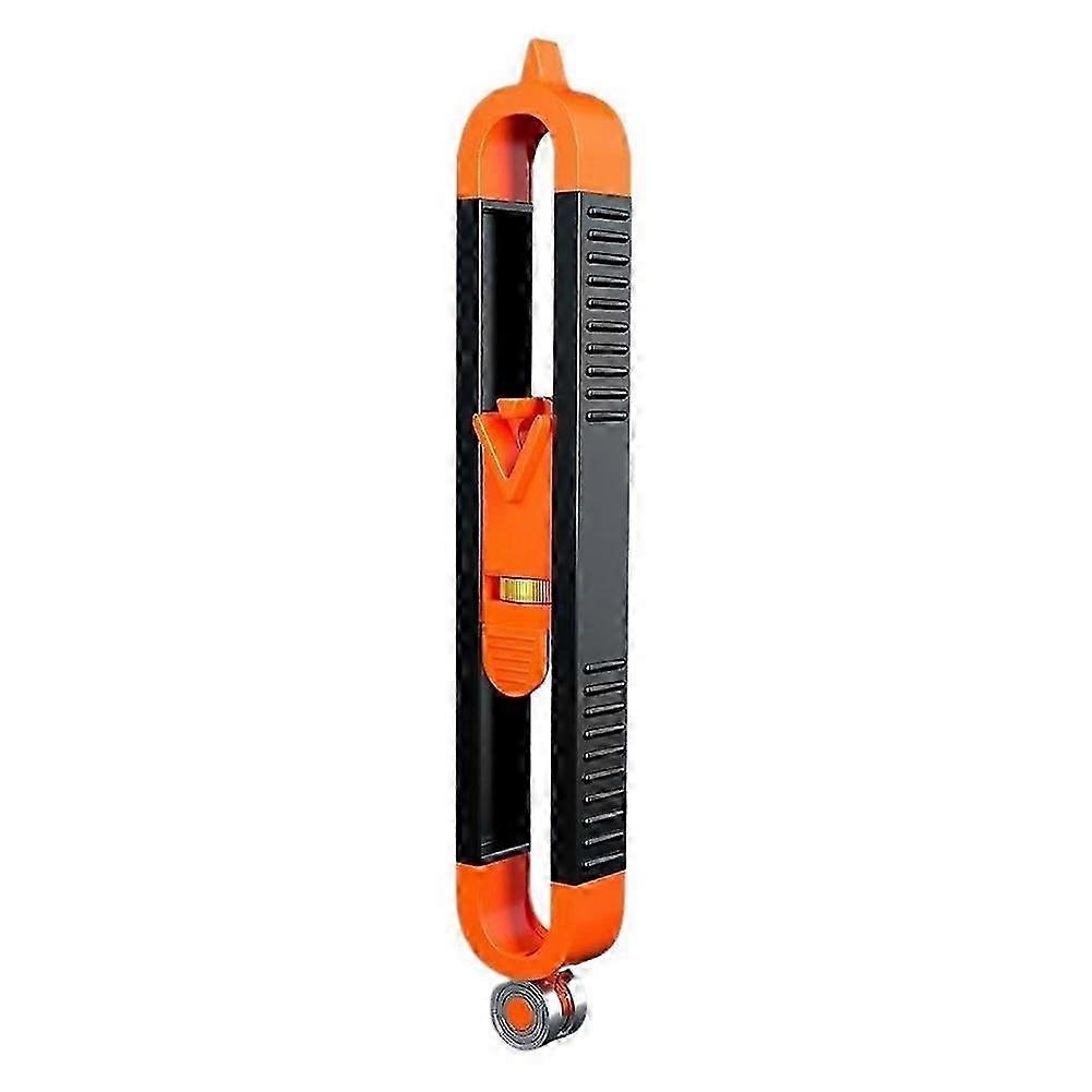 Contour Gauge with Locking Knob compatible with Carpentry, Flooring & Tiling, Orange