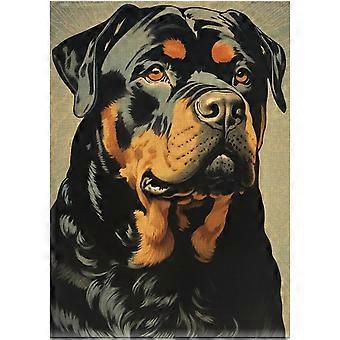 Ukiyo-e Rottweiler japansk trykk puslespill AZQ683