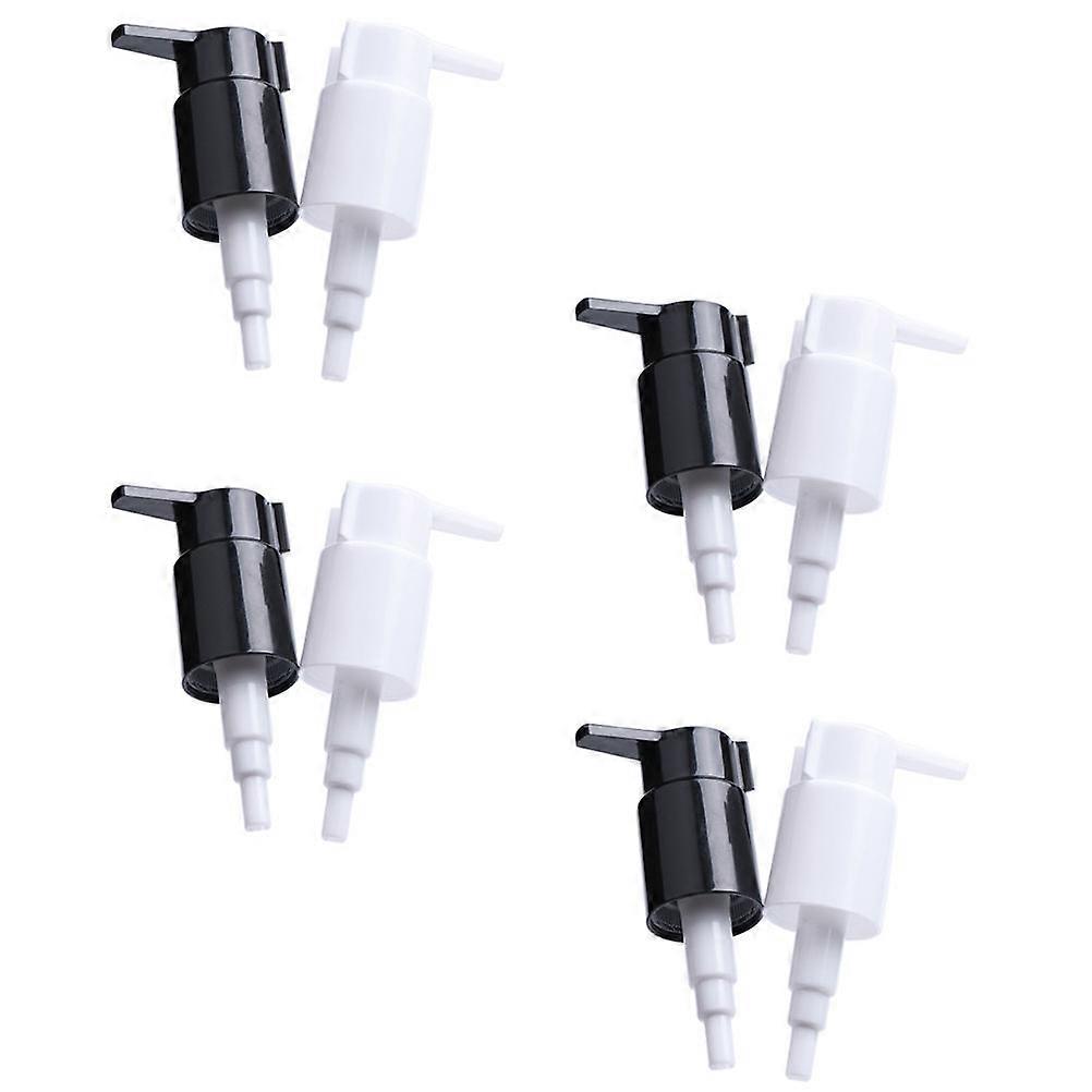 Plastic Pumps Soap Dispenser Pumps Replacement with Clips 8Pcs Set