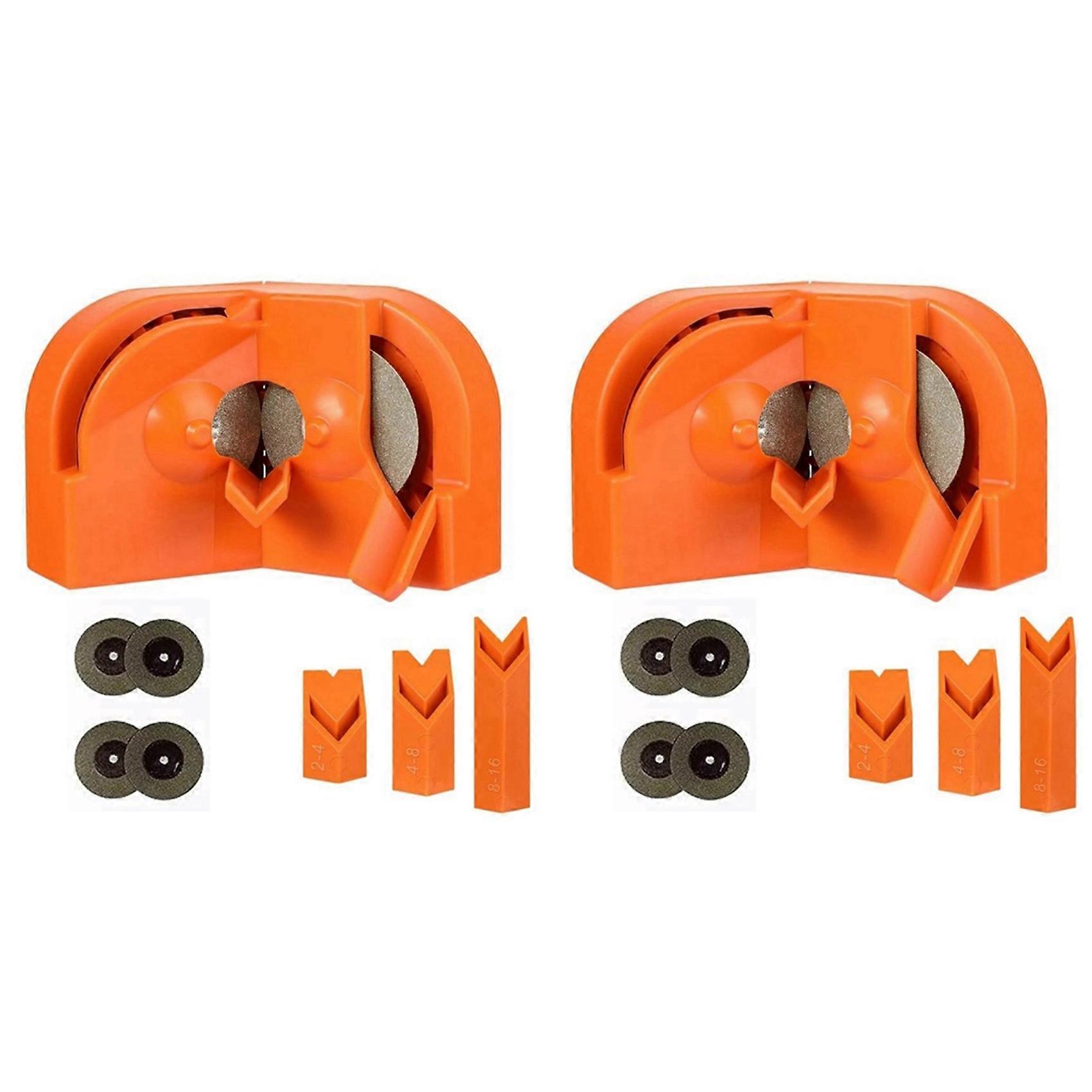 2X Multipurpose Drill Bit Sharpeners for Bits,Drill Bits Grinding,Efficient Drill Bit Grinding Sharpener