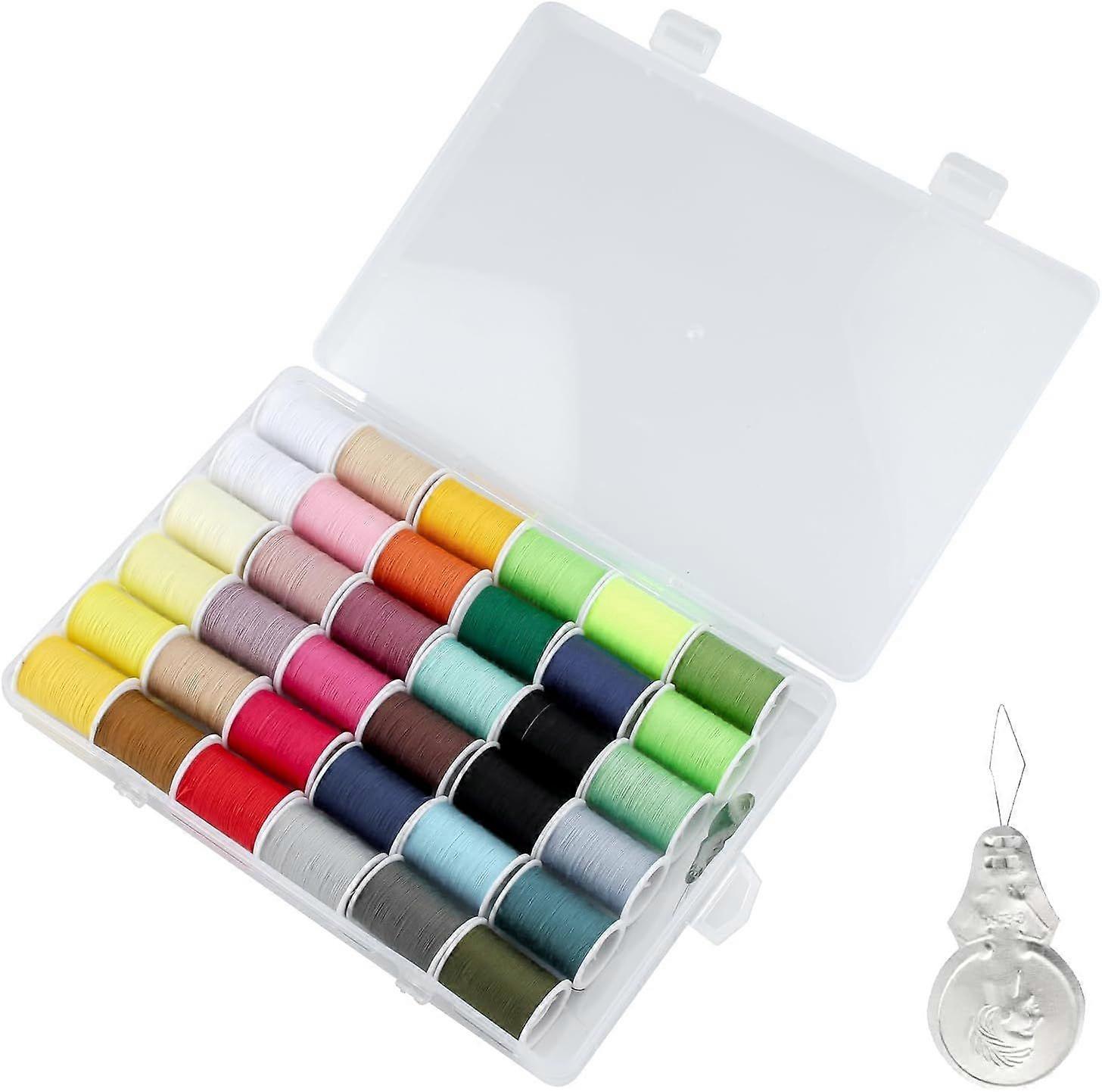Cotton Reels, 36 Rolls Convenient Polyester Sewing Thread Universal