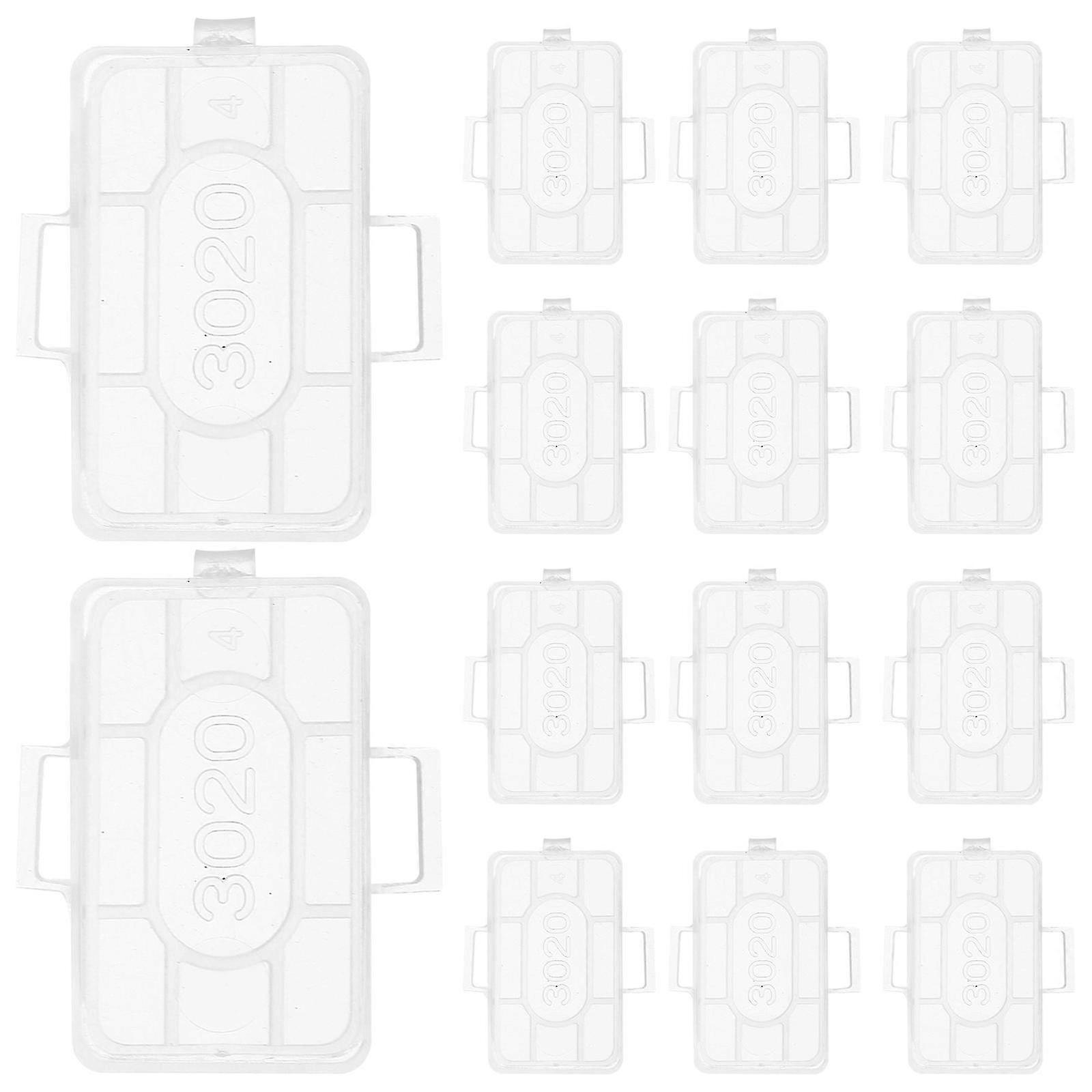 100pcs Cable Label Holder Plastic Cable Identification Case Wire Sign Name Holder