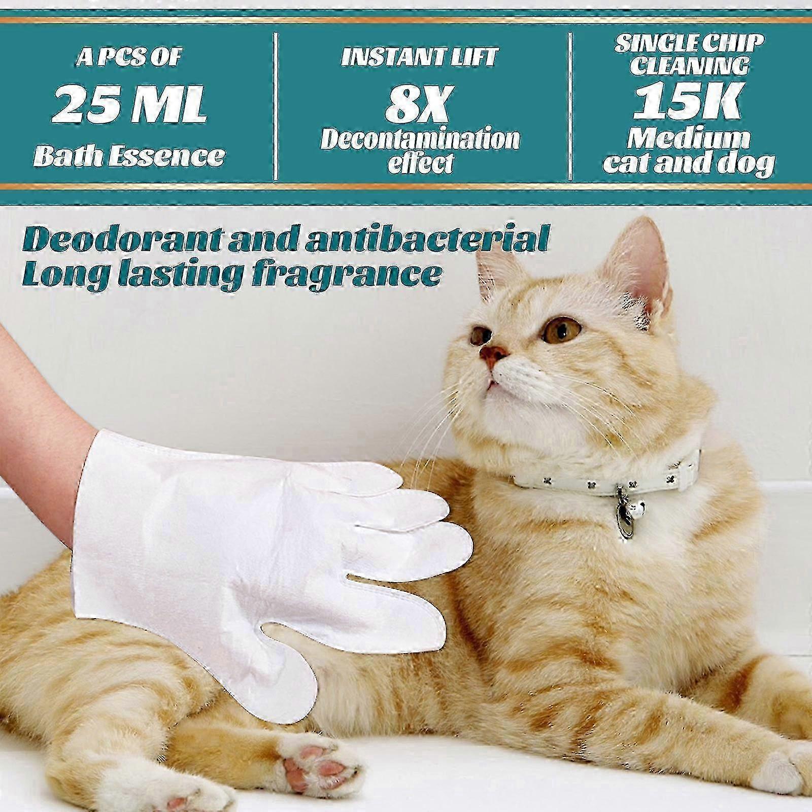 No-Rinse Pet Cleaning Gloves