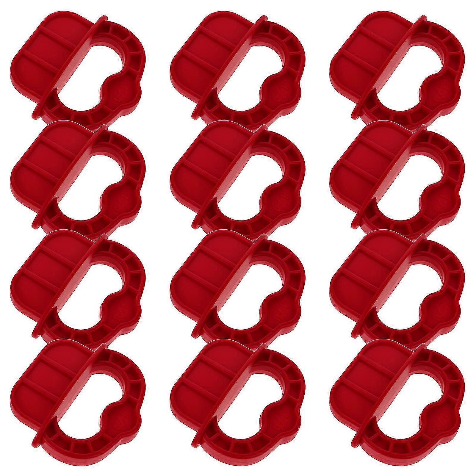 12pcs Decking Board Spacer Rings Decking Alignment Rings Portable Decking Tools 1/4 Inch