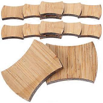 Mini-Haus-Fußboden-Holzdekor für den Heimgebrauch, 24-teiliges Set