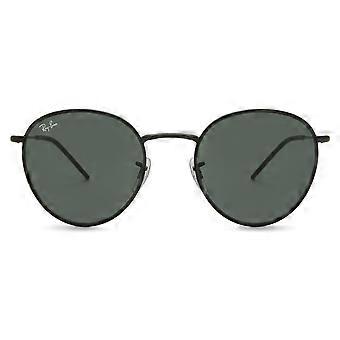 Ray-Ban RBR0103S Round Reverse 002/GR Full Rim Black Unisex Oval Sunglasses UV3 Original