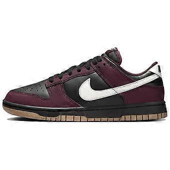 Nike Dunk Low Slip Resistant Cushioning Low top Skateboard Shoes Women's Dark Red HM9658-600