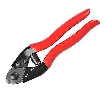 Tagliacavi per bicicletta, strumento di riparazione per cavi freno e cambio, tappi terminali per cavi freno e guaine (1 pezzo, rosso)