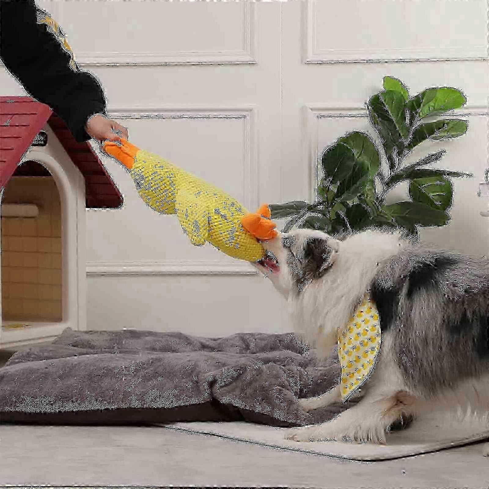 Chew-Resistant Quacking Duck Toy