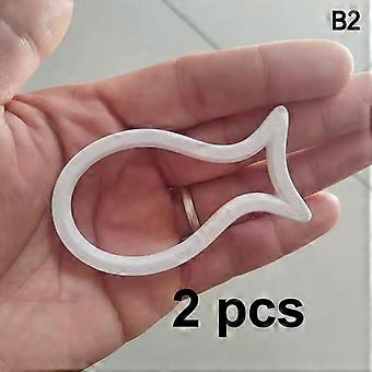 2/4/6Pcs Feeding Rings For Fish Tanks, Anti-Diffusion, Specially Designed For Fish, Suitable For Various Shapes Of Fish Tanks