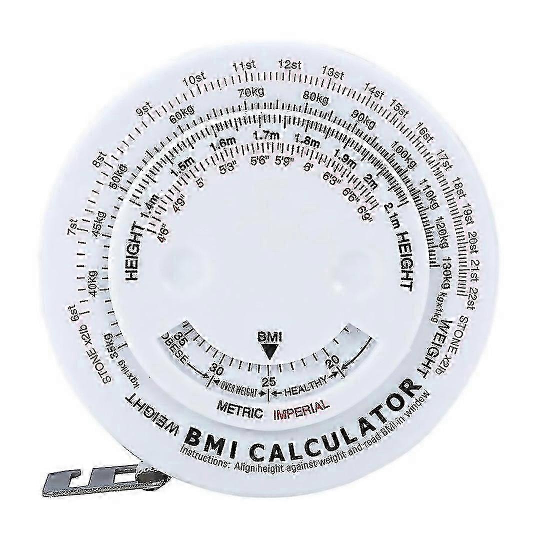 Compact 1.5m BMI Waist Tape Measure