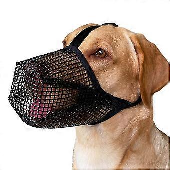 Breathable Mesh Adjustable Anti-Bite Dog Muzzle For Walking