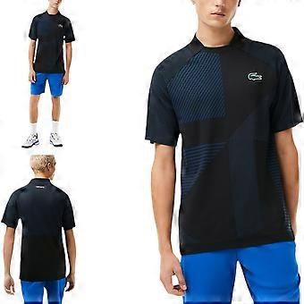 LACOSTE DH9255 Mens Tennis Polo T Shirt SPORT Slim Fit Seamless Jersey Bord Tops