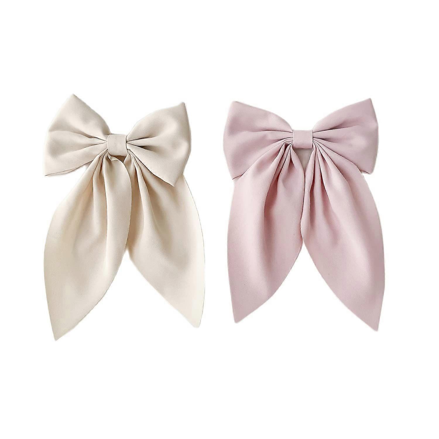 20cm Knitted Candy-Coloured Bow Clips